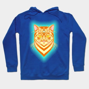 Abstract cat head. Hoodie